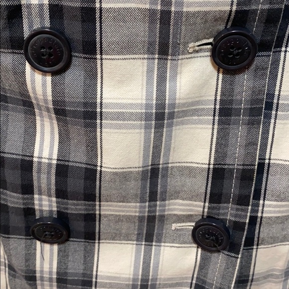 Plaid trench coat - Picture 3 of 5